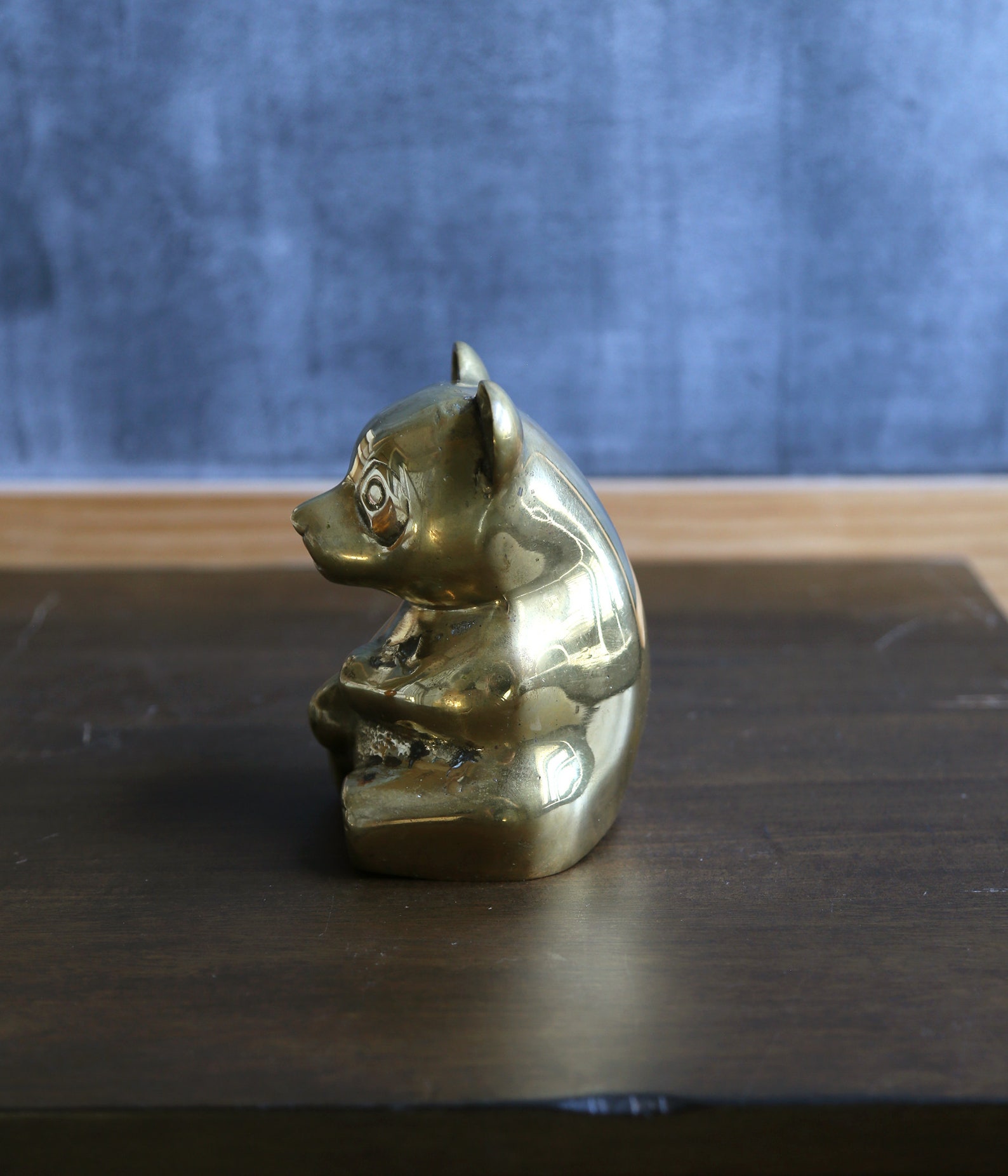 Vintage Brass Panda Bear Cute Brass Panda Sitting Panda Etsy