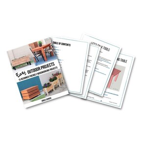 Outdoor Project Plans - 15 Beginner-Friendly Projects - PDF Printable Woodworking Plans image 2