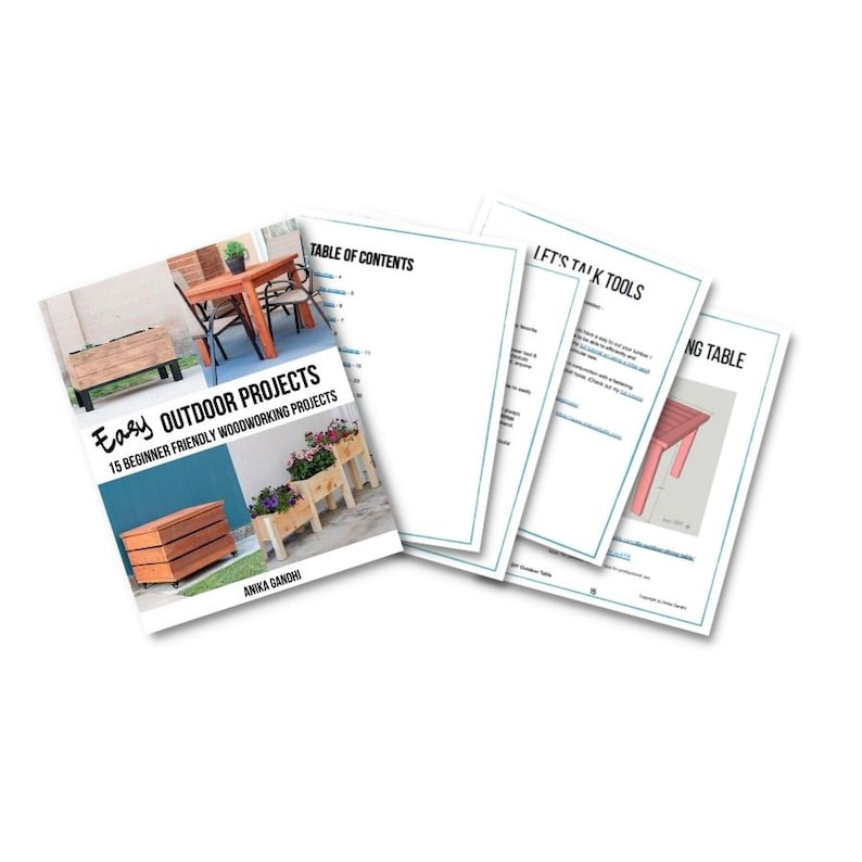 Outdoor Project Plans - 15 Beginner-Friendly Projects - PDF Printable Woodworking Plans image 2