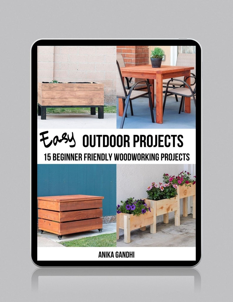 Outdoor Project Plans - 15 Beginner-Friendly Projects - PDF Printable Woodworking Plans image 1