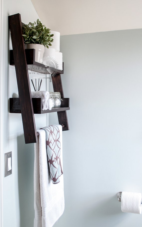 Floating ladder shelf discount