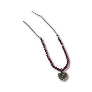 Collana Chevron Rubino