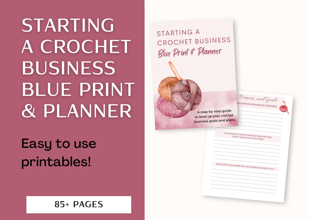 Crochet Business Planner And Blue Print 2023 New Crochet Business Crochet business planner and blue print 2023 new crochet business