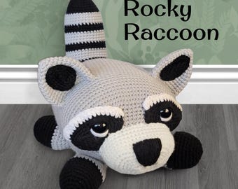 Raccoon Crochet Pattern: Rocky & Rosy Amigurumi Toy (PDF Pattern)