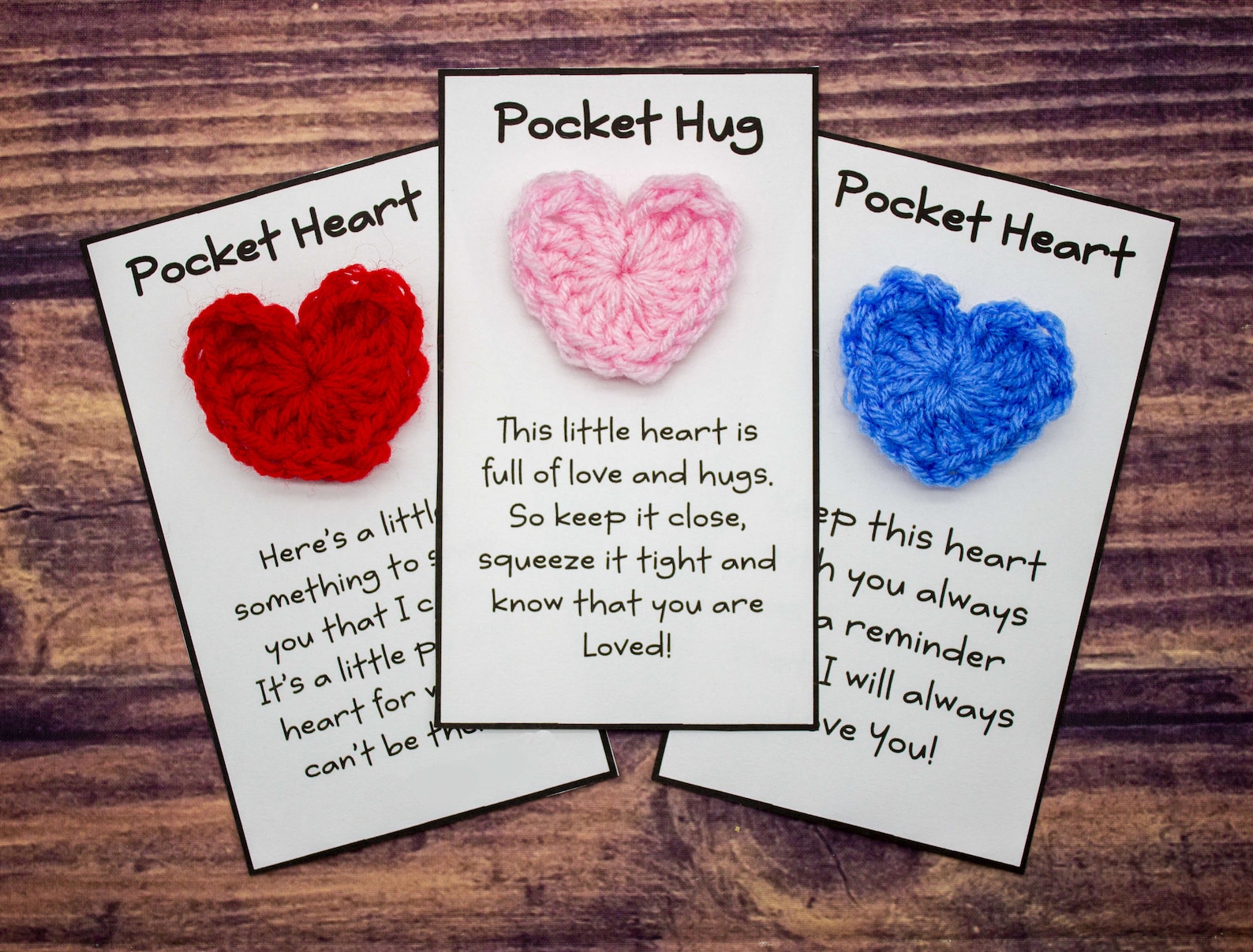 Pocket Hug Crochet Pattern Pocket Hug Quotes Included Pocket Heart