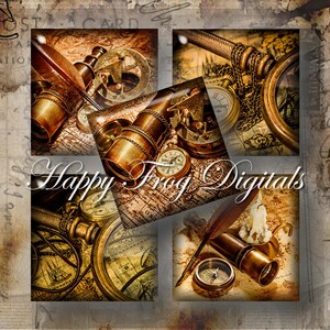 Navigation-Objekte - 1,5" x 1.5", 1 "x 1", 25 x 25 mm Quadrate - Digital Collage Sheet - 249 HFD - druckbare Download - Instant Download
