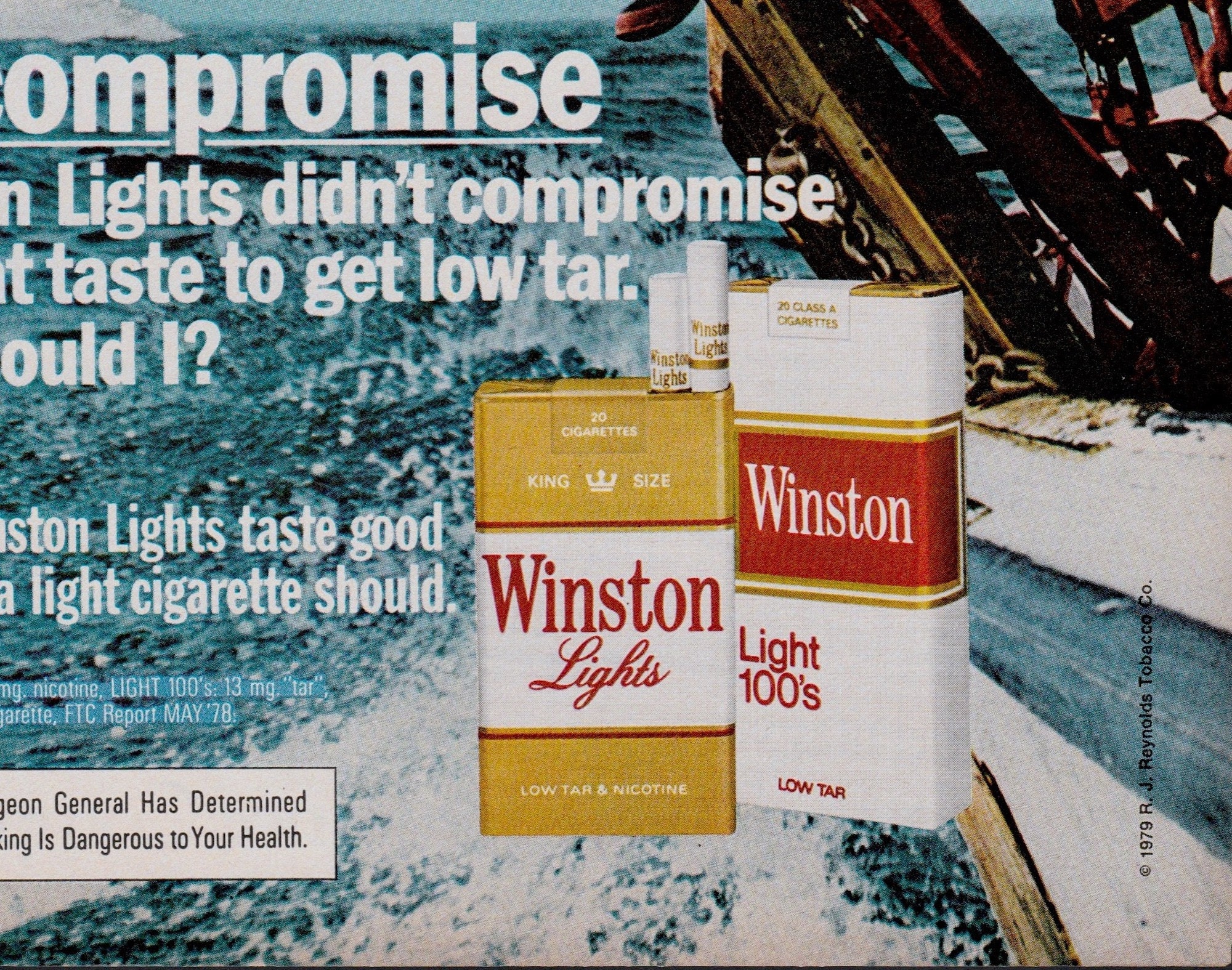 WINSTON CIGARETTES Masculine Ad From 1980s Vintage 8x11 Etsy UK
