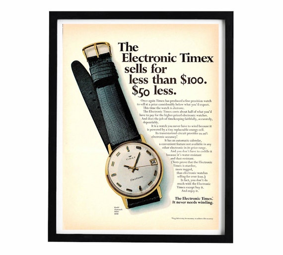 timex 1960s watch