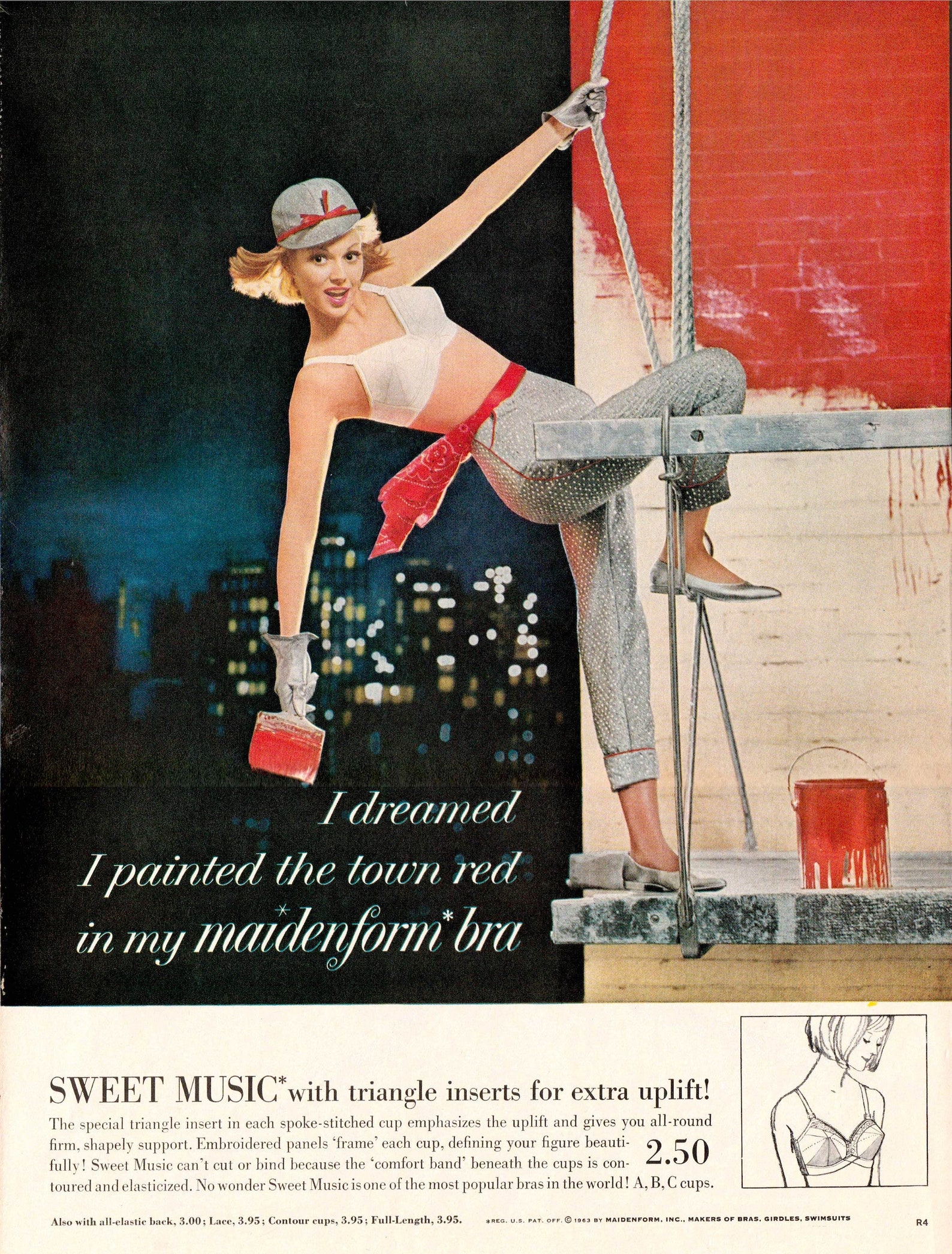 1960s Women's Ad for Maidenform Bras Fun 10x14 Etsy