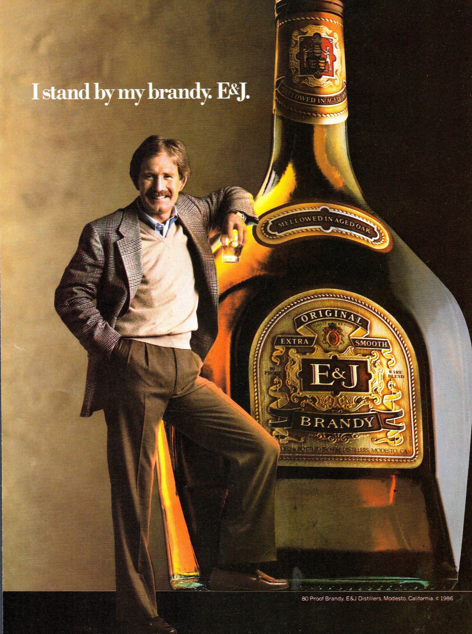 1980s E&J BRANDY Ad 8x11 Vintage Liquor Advertisement Retro Etsy