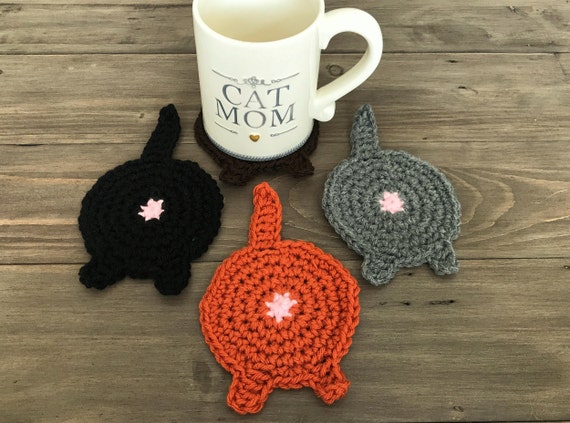 Cat Butt Coasters