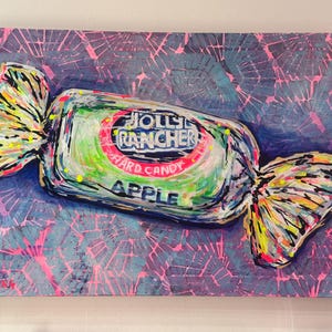 Jolly Rancher Painting, Original Pop Art, 24x36 - Etsy
