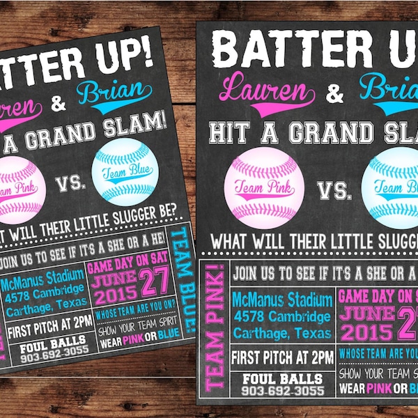 Sport Gender Reveal Etsy