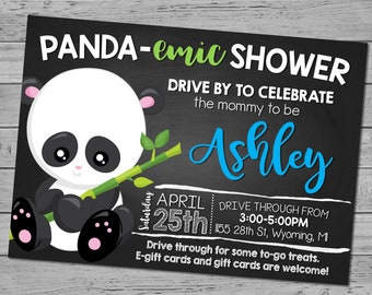 Quarantine Baby Shower Invitation - Digital - MATURE