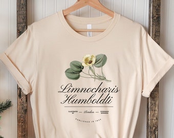 Vintage Botanical Illustration Women's T-Shirt / Graphic T-Shirt / Nature Lover / Botanical Art Illustration / Flower Shirt