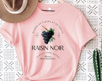 Raisin Noir Vintage Art Women's T-Shirt / Aesthetic T-Shirt, Best Friend Gift, Gift for Art Lovers, Unisex T Shirt, Minimalist T Shirt