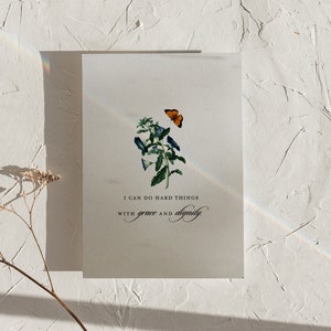 Self Care Quote Print | Aesthetic Posters - Daily Affirmation Print - Vintage Botanical Print - Affirmations for Women