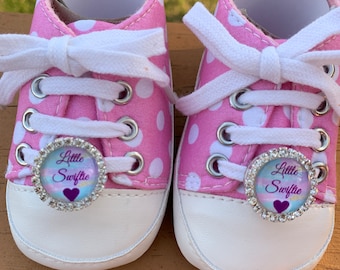 Taylor Swift "Little Swiftie" baby sneaker shoelace charms (shoes not included) handmade in US