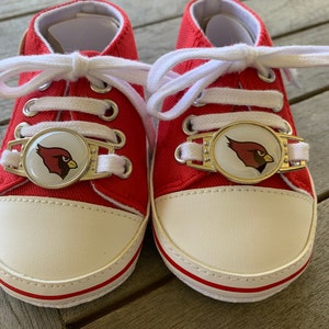 Phoenix Arizona Cardinals football  baby sneaker tennis shoes  6-9 months size