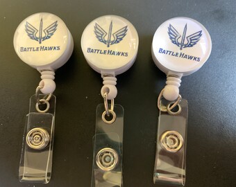 STL Battlehawks Football round badge reel