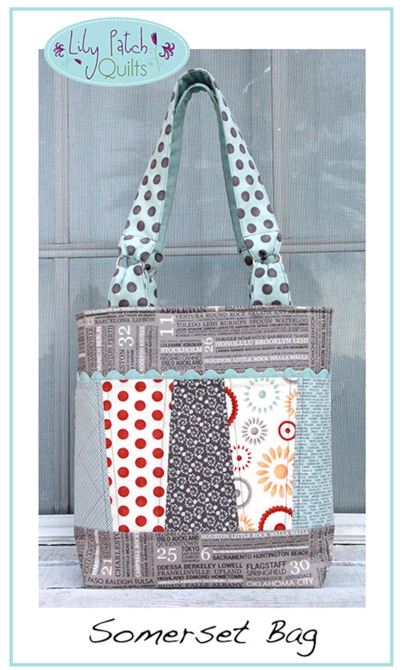 The Somerset Tote Bag PDF Pattern, Bagmaking, Sewing Pattern - Etsy
