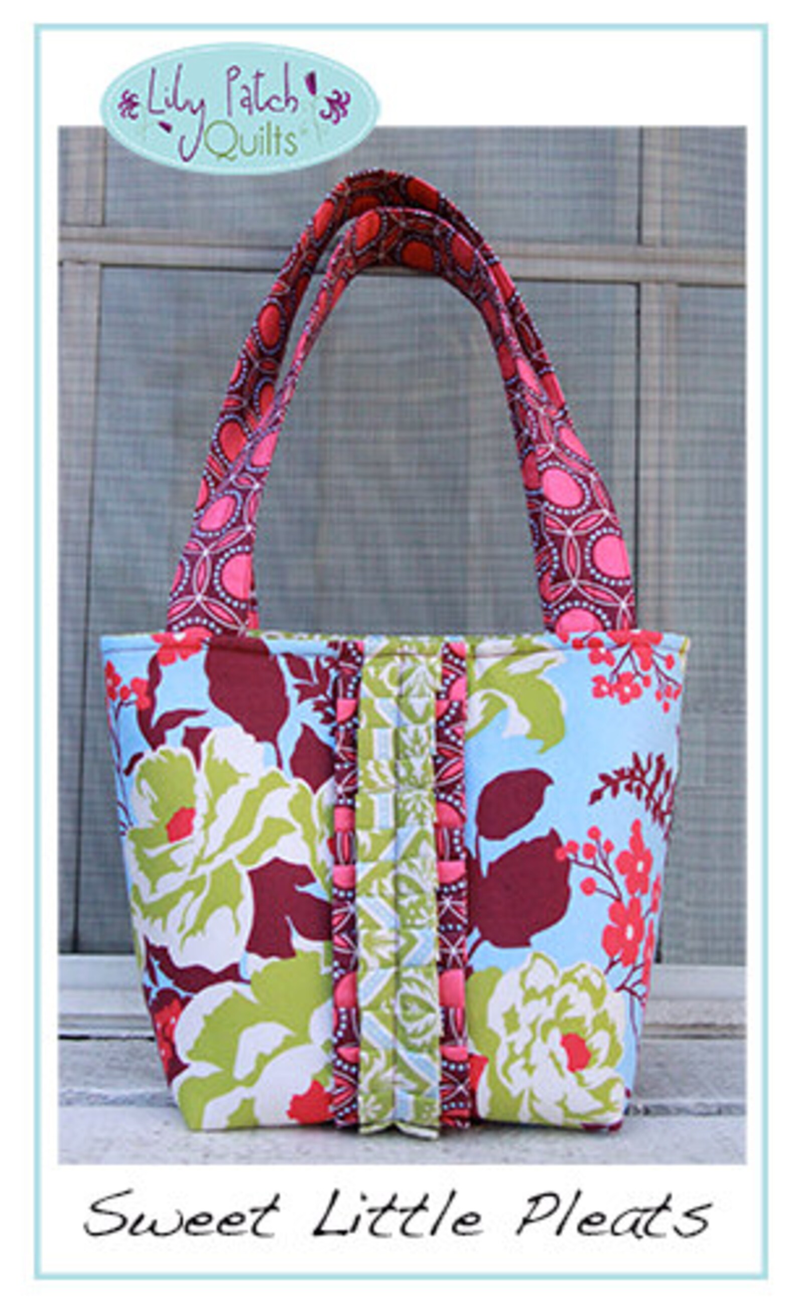 The Sweet Little Pleats PDF Tote Bag Pattern Bagmaking - Etsy