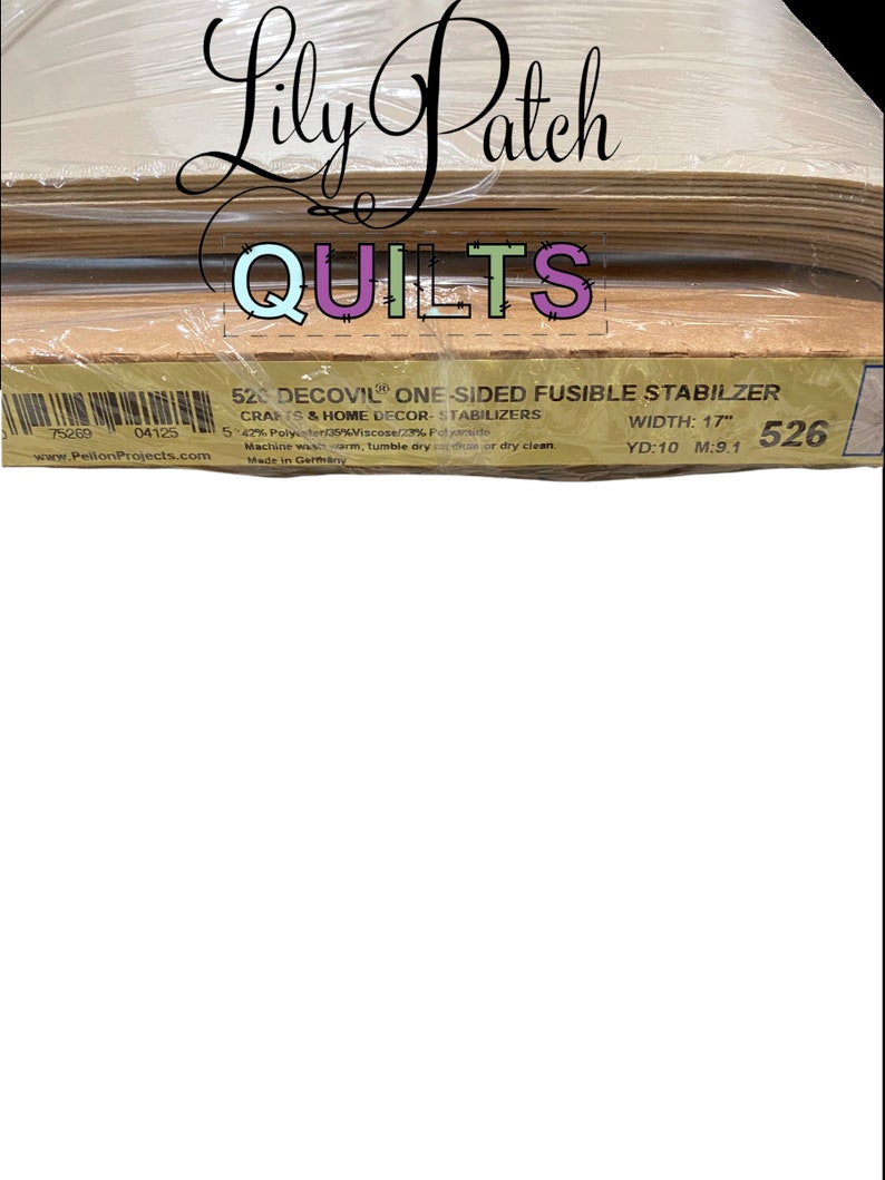 Decovil 526 Heavy Fusible Interfacing 17 wide, Hats, Belts, Bags, by the yard image 2