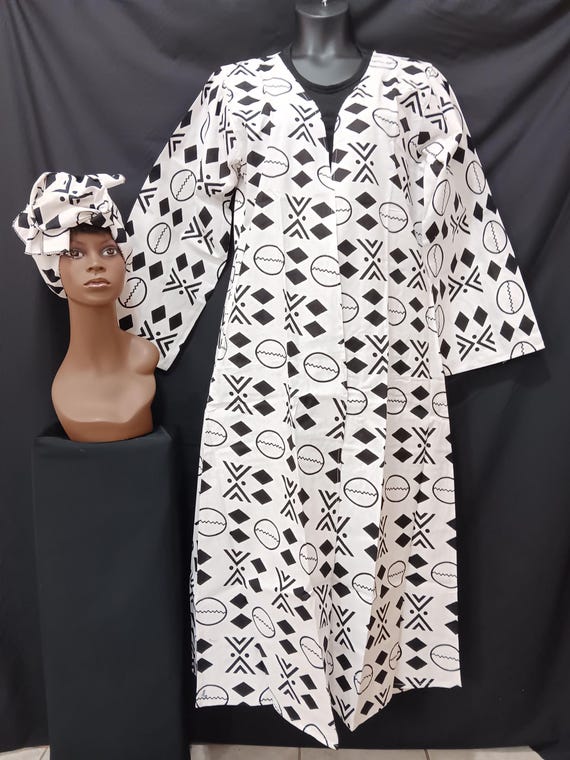 3PC Duster pants set, Lovely long kimono top, elastic waist pants tie belt, pockets and matching headwrap. One Size. 20% off, Free Shipping