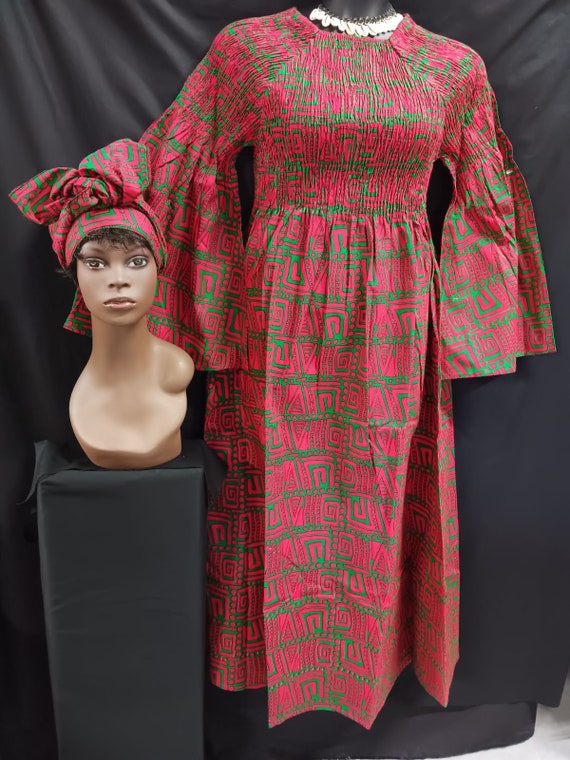 African Print Dresses - AFRIKONGO1