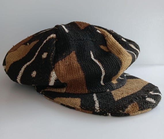 African Mud Cloth Rasta Caps. "Mud Cloth Lovers" Beautiful Multiple Patchwork cap tops, elastic back fit XL-3XL fit. 20% off, FREE Shipping.