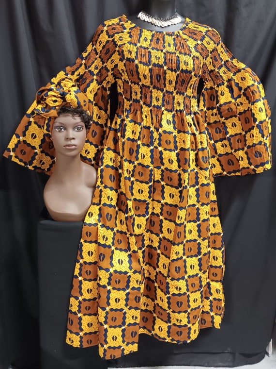 African Print Dresses - AFRIKONGO1