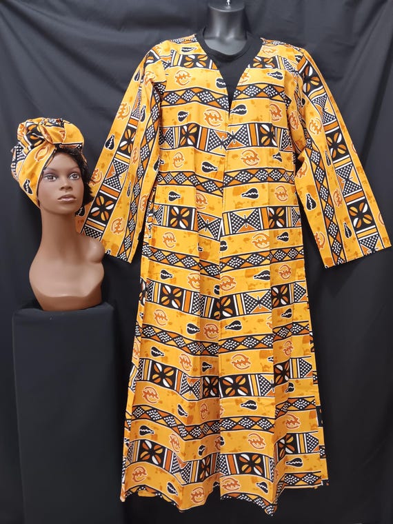 3PC Duster pants set, Lovely long kimono top, elastic waist pants tie belt, pockets and matching headwrap. One Size. 20% off, Free Shipping