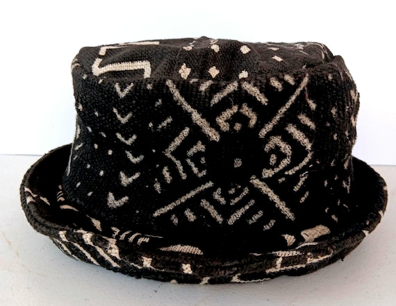 African Mud Cloth Bucket hat, "Mud Cloth Lovers" delight. Patchwork mud cloth pieces. 20% off, FREE Shipping.