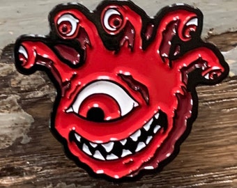 Eyegor Cherry Red Enamel Pin