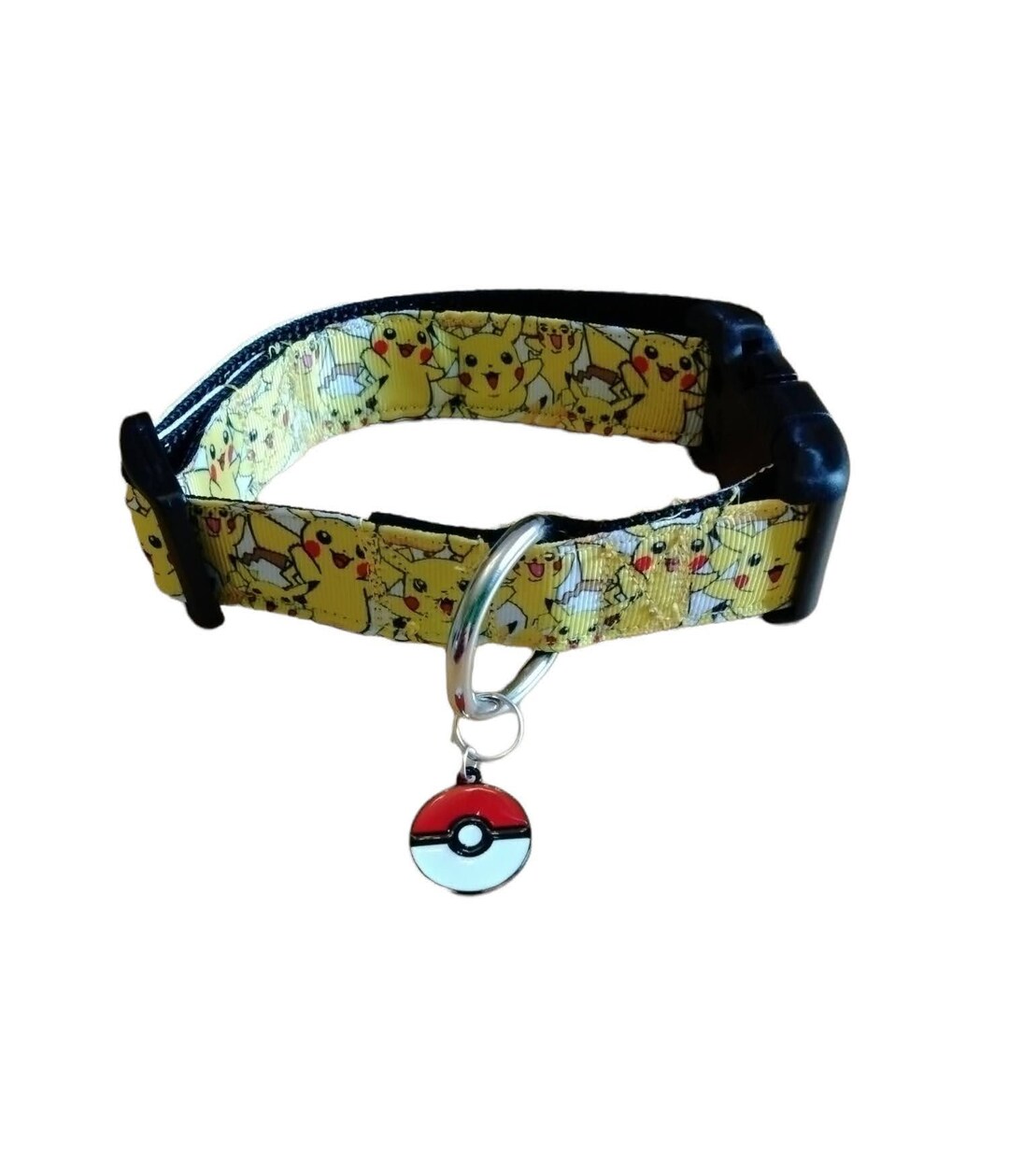 Pikachu Inspired Dog Collar Anime Dog Collar Large Dog Etsy