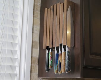 Under Cabinet Knife Storage