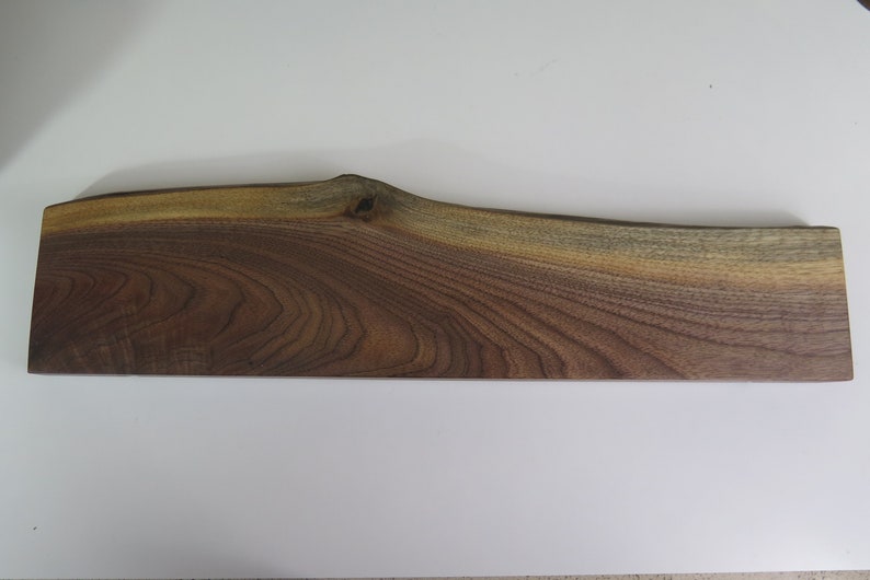 Knife Holder Natural Edge No Bark American Walnut Etsy Canada