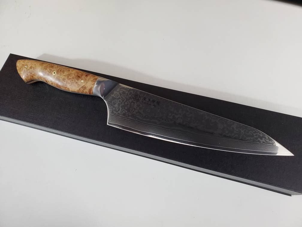 Shogun VG10 Damascus Steel Steak Knife Set - 67-Layer Damascus Steel with  Full-Body G10 Handle