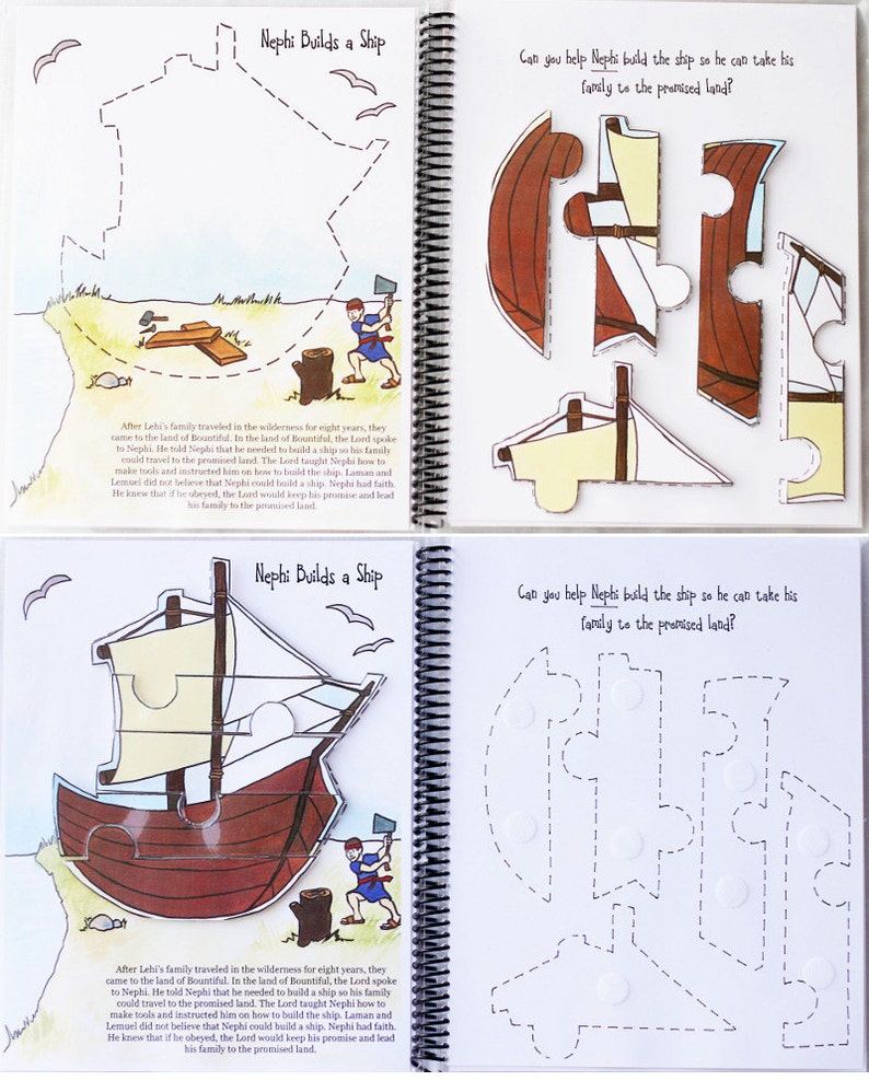 Volume 1 Interactive Book of Mormon for Kids PDF Etsy