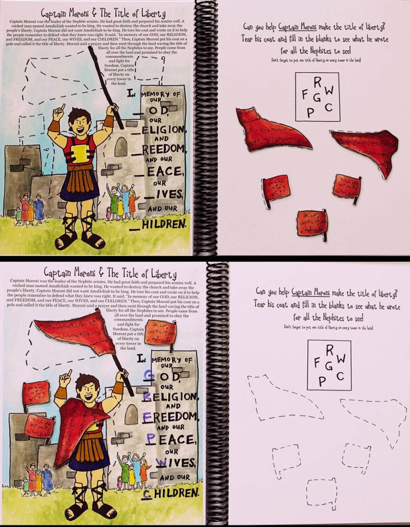 Volume 2 Interactive Book of Mormon for Kids PDF Etsy