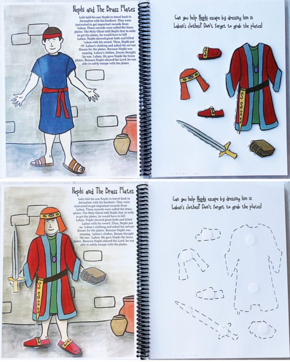 Volume 1: Interactive Book of Mormon for Kids PDF | Etsy