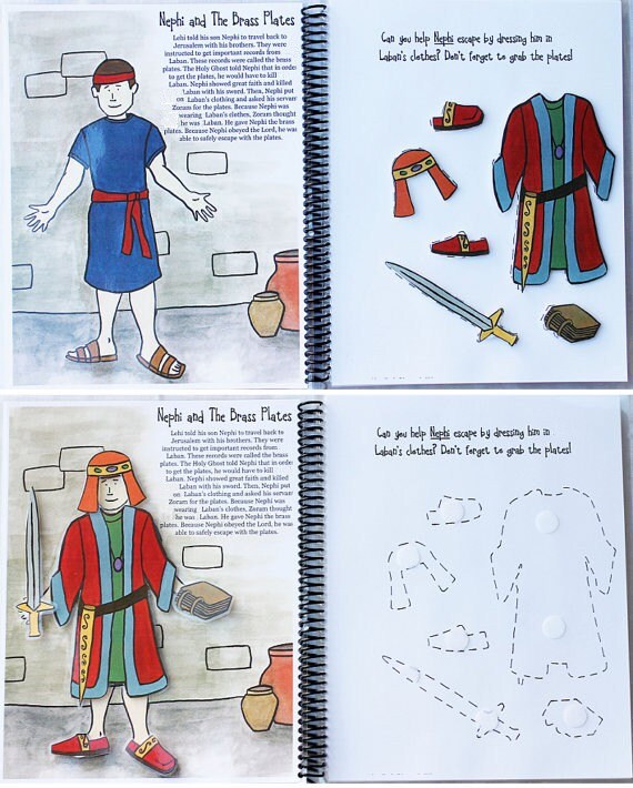 Volume 1: Interactive Book of Mormon for Kids PDF - Etsy