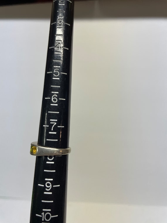 Vintage multi stone silver ring - image 3