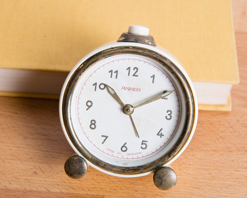 Alarm Clock German Alarm Clock Anker Clock Made in GDR Etsy