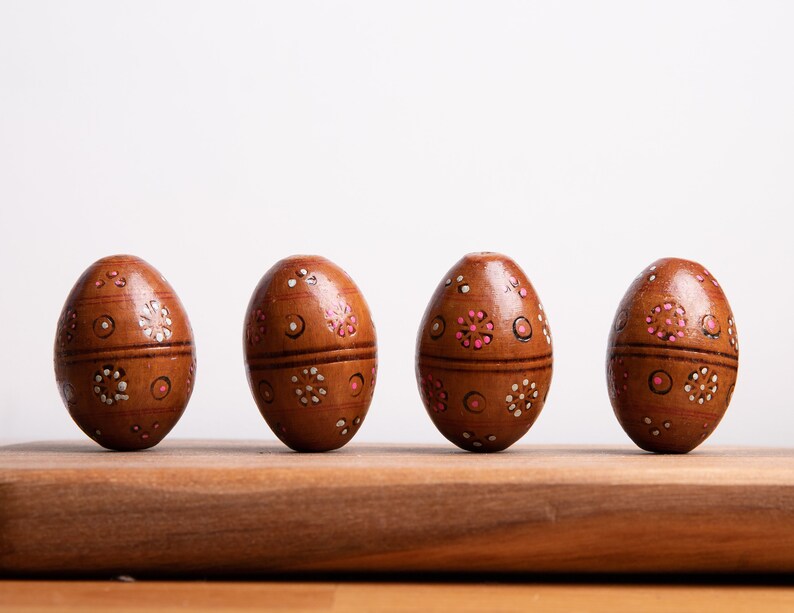Easter Eggs Wooden Eggs Easter Home Decor Russian Art - Etsy
