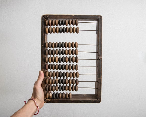 large wooden abacus