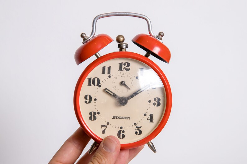 German Alarm Clock NOT Working Staiger Desk Clock Bright Etsy