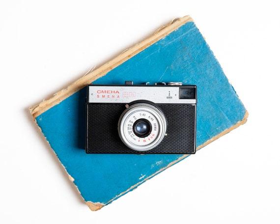 Vintage Photo Camera, Soviet Smena 8M Photo Camera, Gift for Photographer, 35 mm Film Camera
