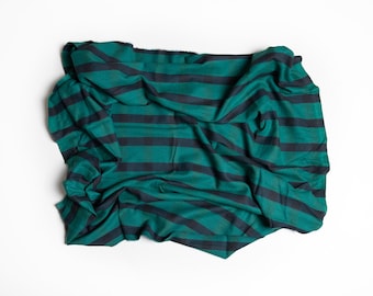 Plaid Flannel Fabric - leftover scrap, Heavyweight Thick Flannelette Cotton Fabric, Shirting Cotton, Winter Fabric