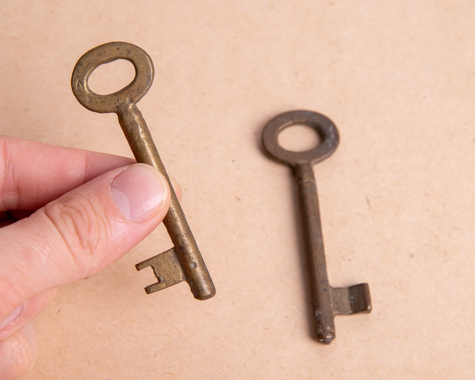 Old Metal Skeleton Keys Set of 2 Vintage Skeleton Keys Etsy
